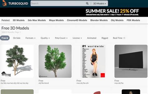 50 Sites to Download Free 3D Models .